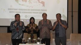 Bapanas dan BPS merilis kajian Analisis Kerawanan Pangan Berdasarkan Karakteristik Sosial Ekonomi Rumah Tangga dan Kewilayahan Tahun 2024. (Dok Bapanas)