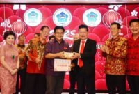 PSMTI Pusat dan PSMTI DKI Jakarta menggelar Perayaan Imlek Bersama 2025 di Restoran Golden Sense, Mangga Dua Mall, Jakarta (8/2/2025). (Dok. PSMTI)