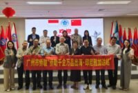 Li Miaojuan dan Wilianto Tanta resmi jalin sinergi antar komunitas diaspora. (Dok. PSMTI)
